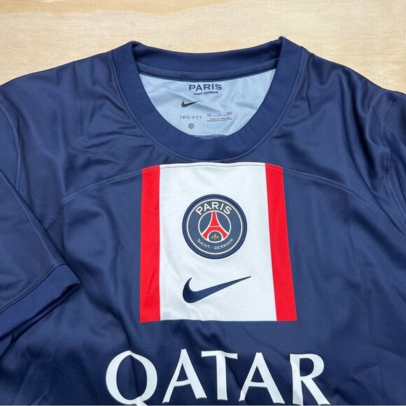 NEW XXL Paris Saint Germain PSG Nike 2022/23 Home Blank Jersey Blue - Picture 7 of 10